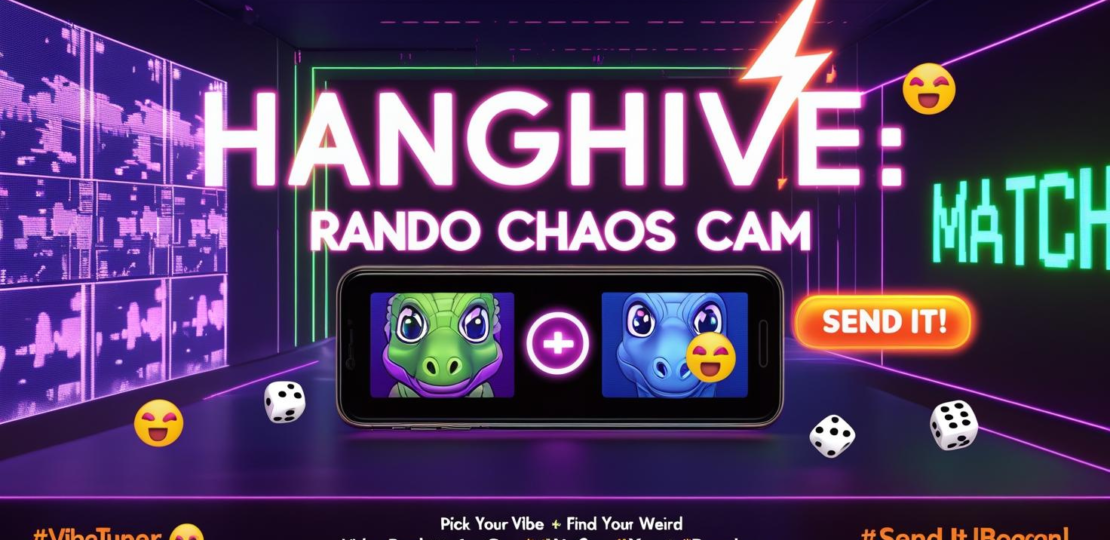 BORING CHATS? YEET THEM. TRY HANGHIVE: VIDEO ROULETTE FOR GEN Z